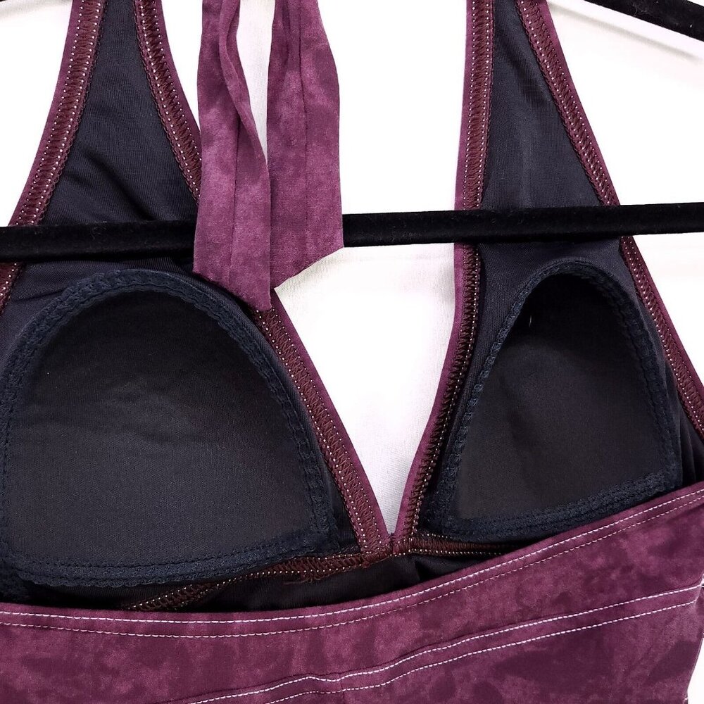 Magicsuit One Piece Swimsuit Size 6 Halter Top Padded Bathing Suit Purple USA - Picture 7 of 15